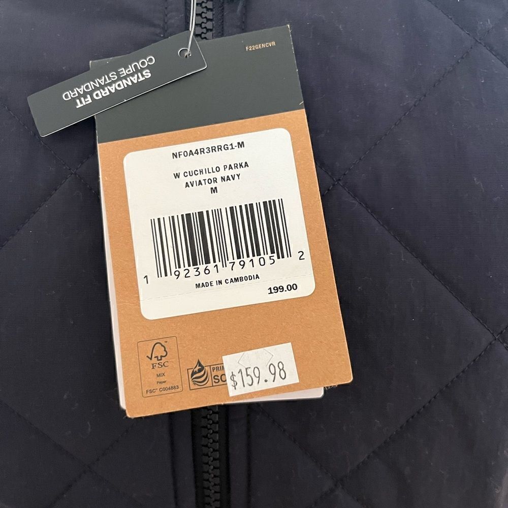 The North Face Cuchillo Aviator Parka NWT women’s size M - Picture 3 of 4